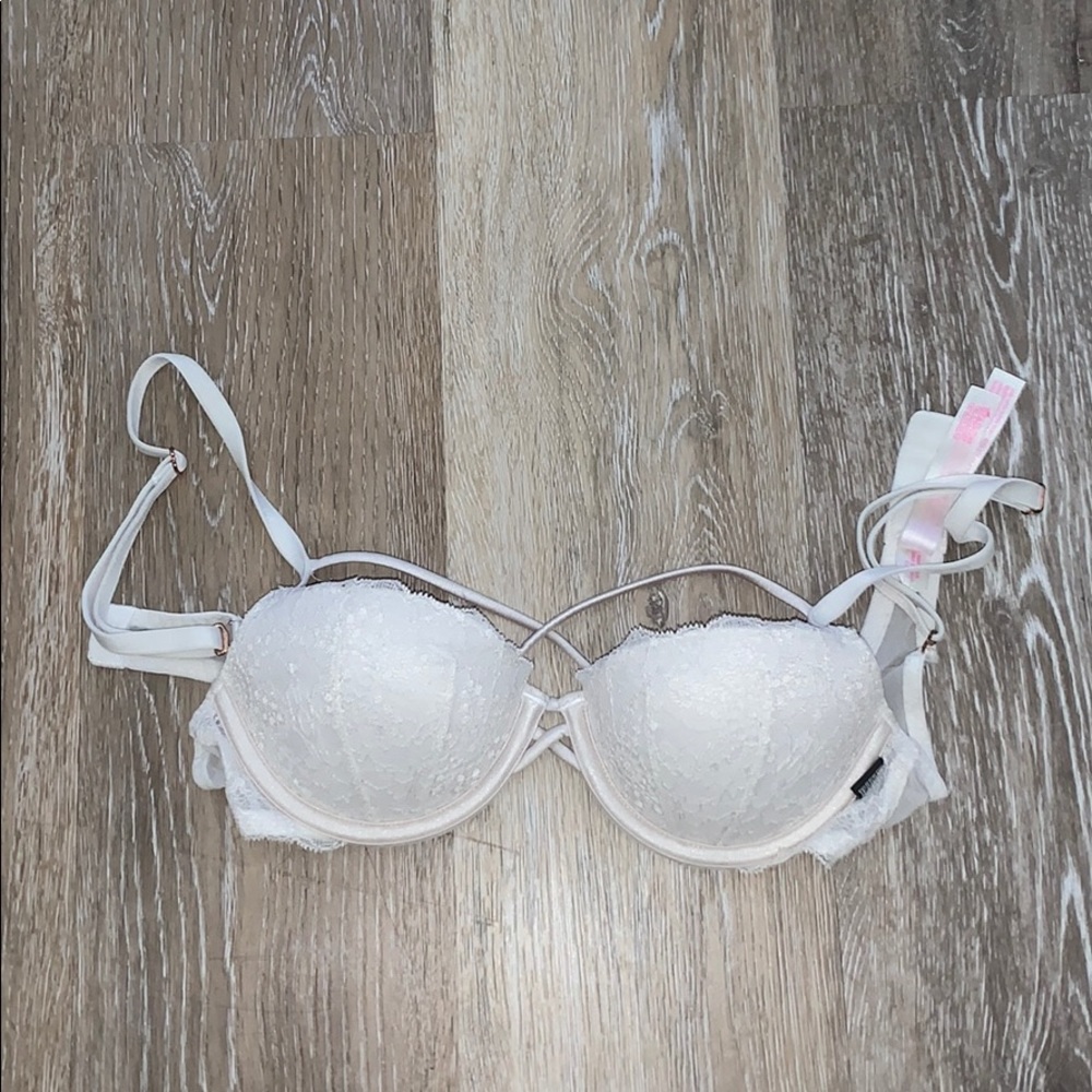 pink date push up bra